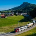 Be 4/4 124 avec train de marchandises